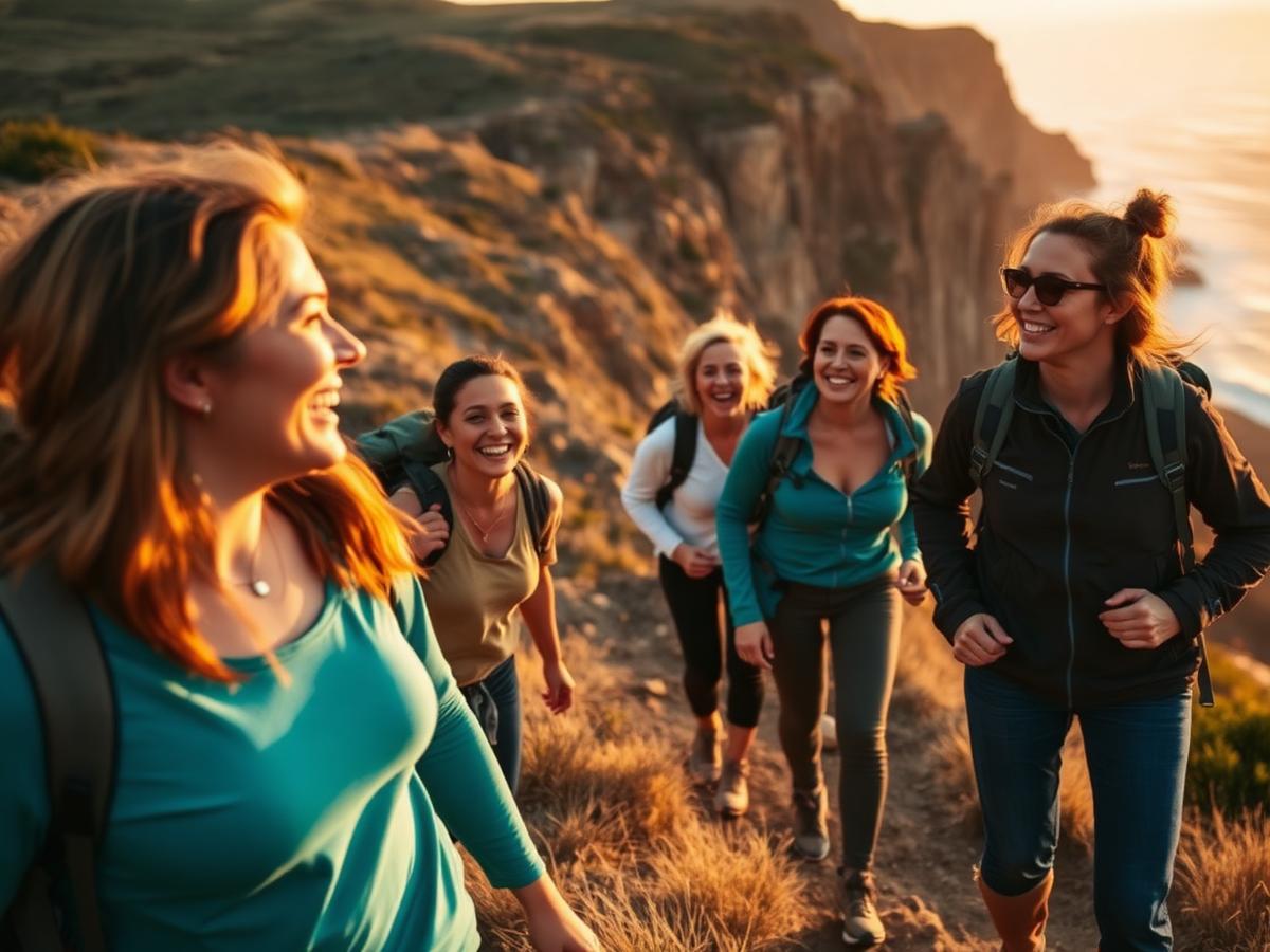Grupo de viajeras compartiendo una experiencia guiada